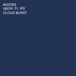 #223355 - Cloud Burst Color Image